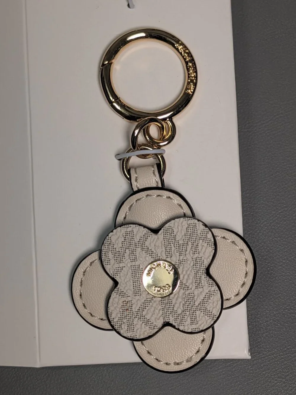 Michael Kors Clover Bag Charm Keychain